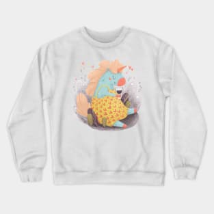 unicorn drink time Crewneck Sweatshirt